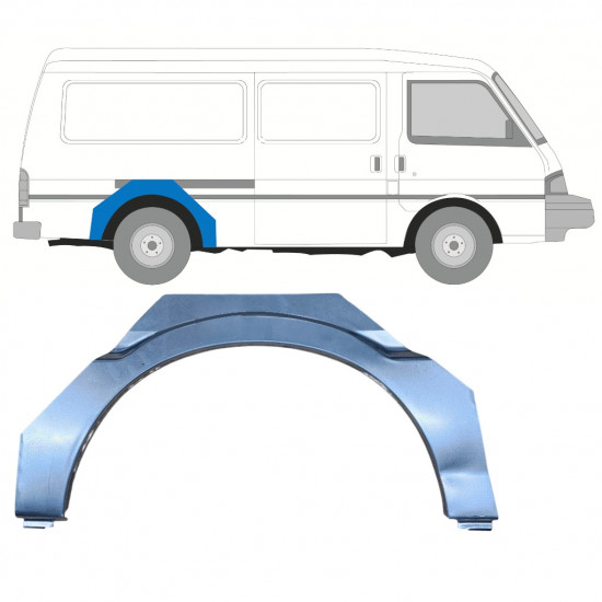 Reparaturni lim stražnjeg blatobrana za Mazda E-serie 1984-1998 / Desno 11031