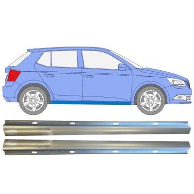 Donji lim praga za Skoda Fabia 2014- / Lijevo+Desno / Set 14817