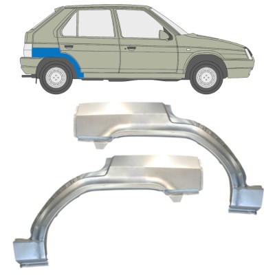 Reparaturni lim stražnjeg blatobrana za Skoda Favorit 1989-1995 / Lijevo+Desno / Set 14884