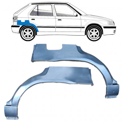 Reparaturni lim stražnjeg blatobrana za Skoda Felicia 1994-2001 / Lijevo+Desno / Set 10590