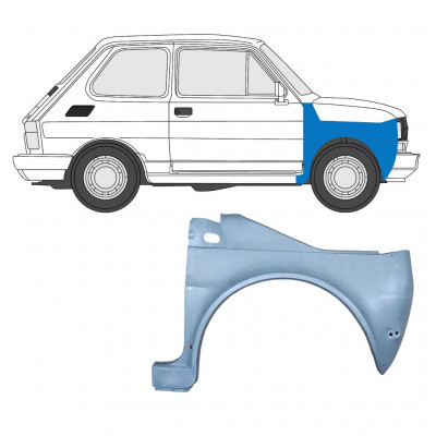 Prednji blatobran za Fiat 126p 1985-1994 / Desno 7575