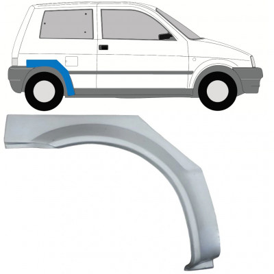 Reparaturni lim stražnjeg blatobrana za Fiat Cinquecento 1991-1998 / Desno 11214