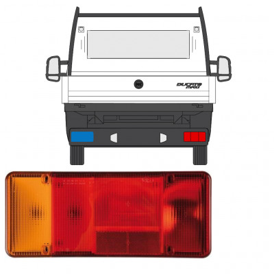 Stražnje svjetlo za Fiat Ducato Boxer Relay 2006-2012 / Lijevo 9004