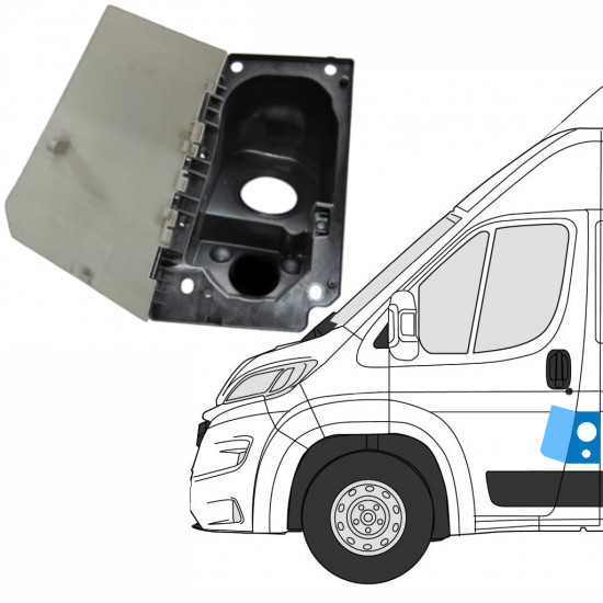 Poklopac spremnika goriva EURO 6 ADBLUE za Fiat Ducato 2014- / Lijevo /  10291