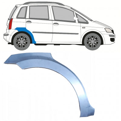 Reparaturni lim stražnjeg blatobrana za Fiat Idea 2004-2011 / Desno 7353