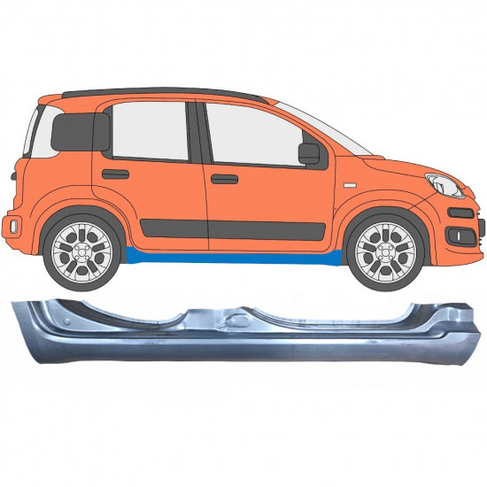 Prag za Fiat Panda 2012- / Desno 6498