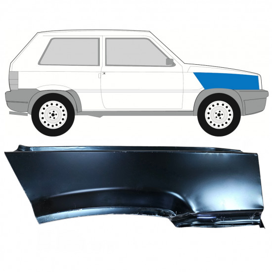 Prednji blatobran za Fiat Panda 1980-2002 / Desno 8087