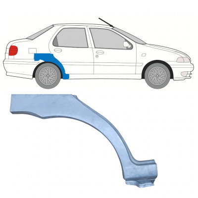 Reparaturni lim stražnjeg blatobrana za Fiat Siena 1997-2001 / Desno 8130