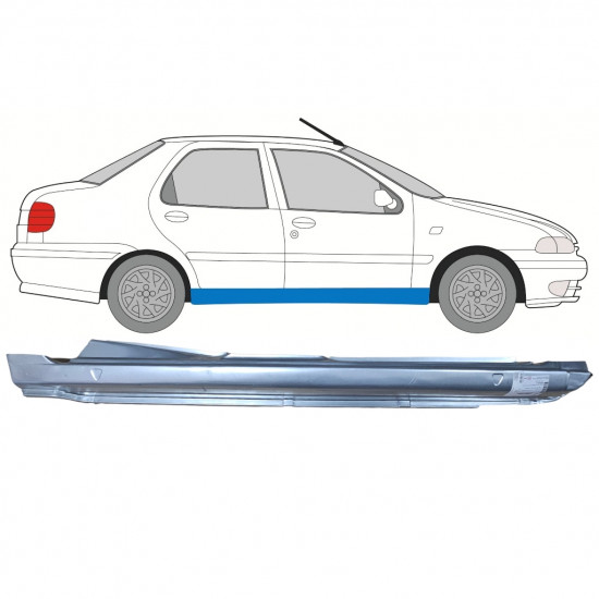 Prag za Fiat Siena 1997-2001 / Desno 8128