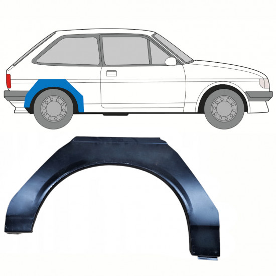 Reparaturni lim stražnjeg blatobrana za Ford Fiesta 1983-1989 / Desno 8749