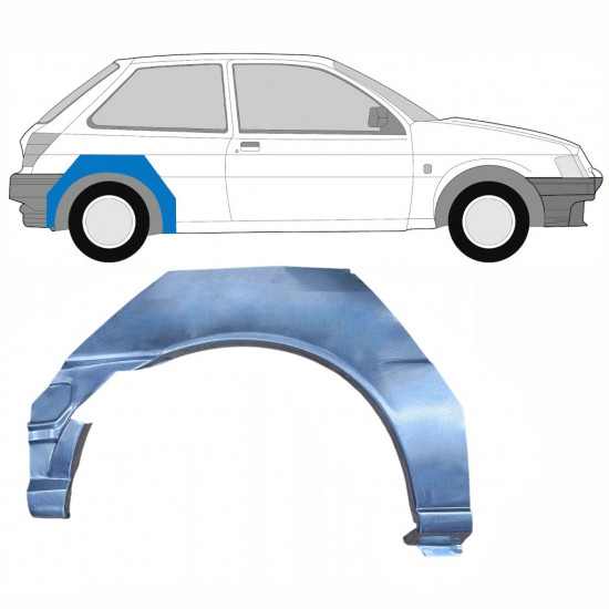 Reparaturni lim stražnjeg blatobrana za Ford Fiesta 1989-1995 / Desno 8745