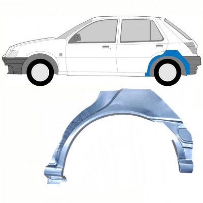 Reparaturni lim stražnjeg blatobrana za Ford Fiesta 1989-1995 / Lijevo 8748