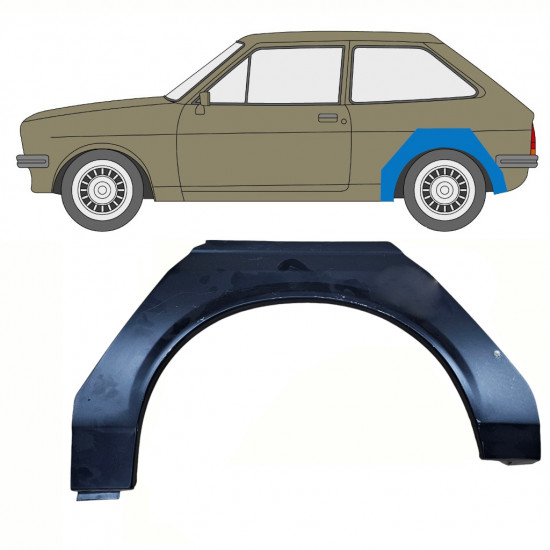 Reparaturni lim stražnjeg blatobrana za Ford Fiesta 1976-1983 / Lijevo 10734