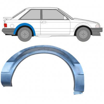 Reparaturni lim stražnjeg blatobrana za Ford Escort 1980-1986 / Desno 7816