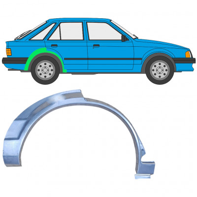 Reparaturni lim stražnjeg blatobrana za Ford Escort 1980-1986 / Desno 7820