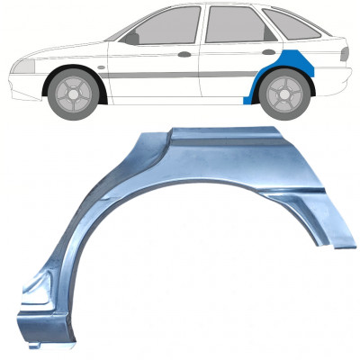 Reparaturni lim stražnjeg blatobrana za Ford Escort 1995-2000 / Lijevo 8991