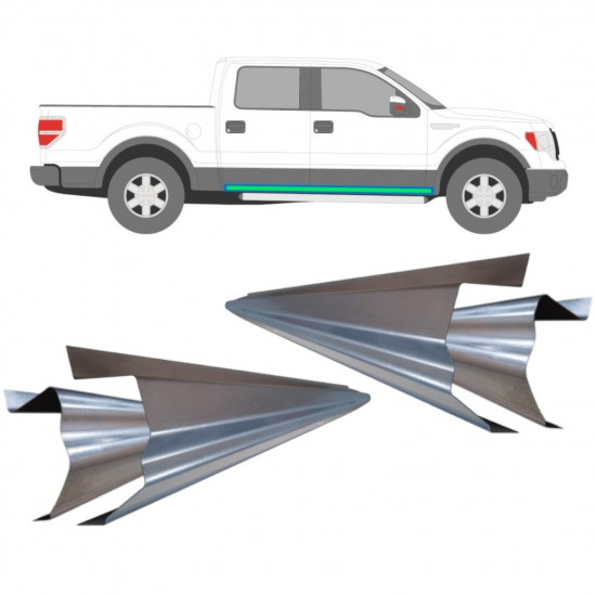Unutarnji + vanjski lim praga za Ford F-150 2008-2014 / Set 11755