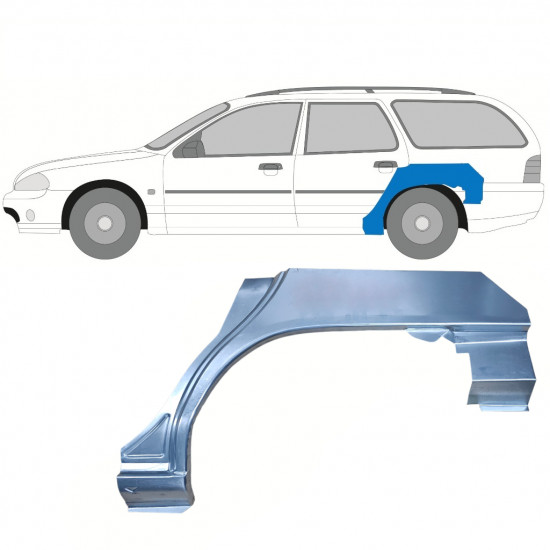 Reparaturni lim stražnjeg blatobrana za Ford Mondeo 1993-2000 / Lijevo / COMBI 8050