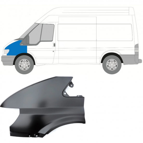 Prednji blatobran za Ford Transit 2000-2006 / Lijevo 8624