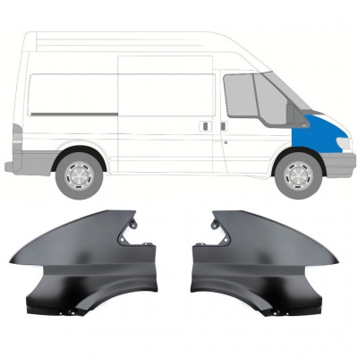 Prednji blatobran za Ford Transit 2000-2006 / Lijevo+Desno / Set 9703