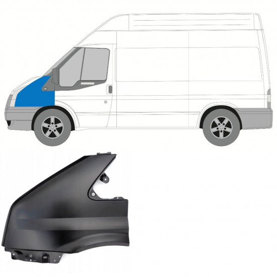 Prednji blatobran za Ford Transit 2006-2013 / Lijevo 8931