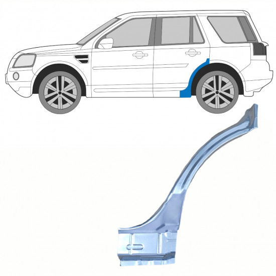 Reparaturni lim stražnjeg blatobrana za Land Rover Freelander 2006-2015 / Lijevo 8964