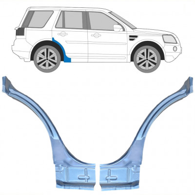 Reparaturni lim stražnjeg blatobrana za Land Rover Freelander 2006-2015 / Lijevo+Desno / Set 10659