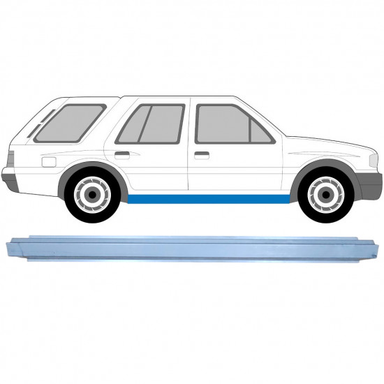 Lim praga za Opel Frontera 1991-1998 / Lijeva = Desna (simetrična) 6882