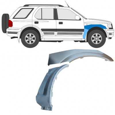 Reparaturni lim prednjeg blatobrana za Opel Frontera B 1999-2002 / Desno / Set 11202