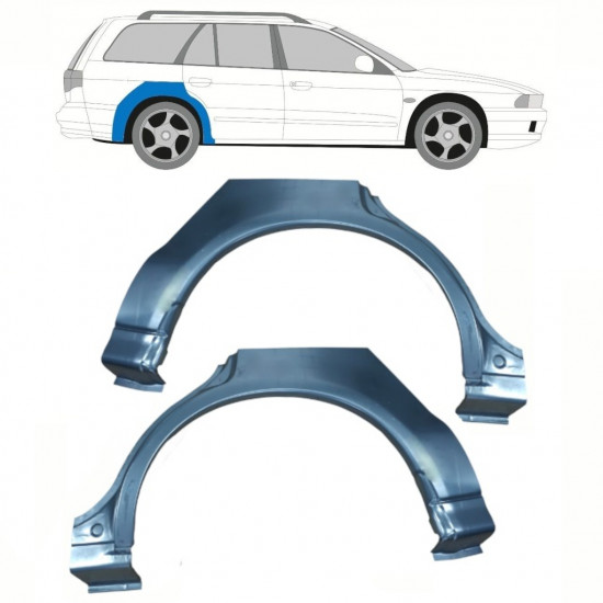 Reparaturni lim stražnjeg blatobrana za Mitsubishi Galant 1996-2003 / Lijevo+Desno / COMBI / Set 10116