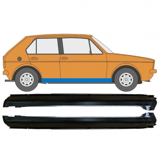 Lim praga za VW Golf 1 1974-  / Set 12506