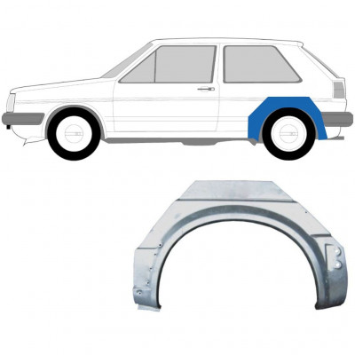 Reparaturni lim stražnjeg blatobrana za VW Golf 2 1982- / Lijevo 7100