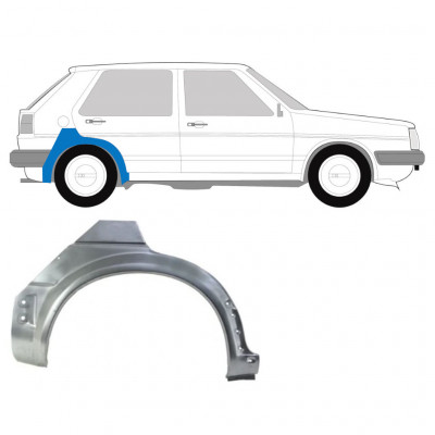 Reparaturni lim stražnjeg blatobrana za VW Golf 2 1982- / Desno 7248