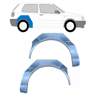 Reparaturni lim stražnjeg blatobrana za VW Golf 3 1991- / Lijevo+Desno / Set 10252