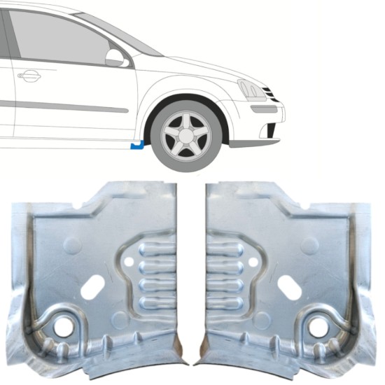 Reparaturni lim završetka praga za Volkswagen Golf 5 2003-2009 / Lijevo+Desno / Set 14909