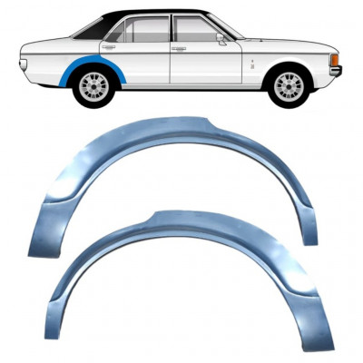 Reparaturni lim stražnjeg blatobrana za Ford Granada 1972-1977 / Lijevo+Desno / Set 11030