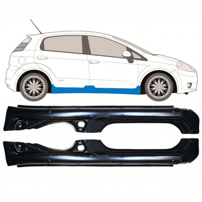 Lim praga za Fiat Punto / Grande / Evo 2005-2018 / Lijevo+Desno / Set 10540