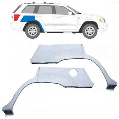 Reparaturni lim stražnjeg blatobrana za Jeep Grand Cherokee 2005-2010 / Lijevo+Desno / Set 10657