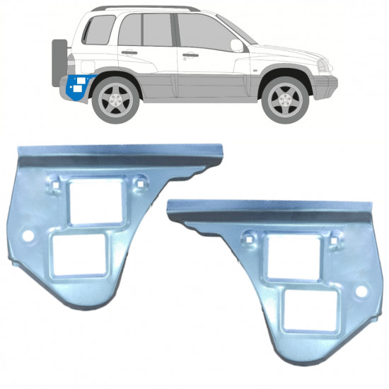 Reparaturni lim stražnjeg blatobrana za Suzuki Grand Vitara 1997-2005 / Set 11698