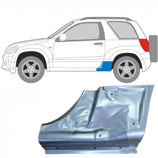 Lim praga za Suzuki Grand Vitara 2005-2012 / Lijevo 8688