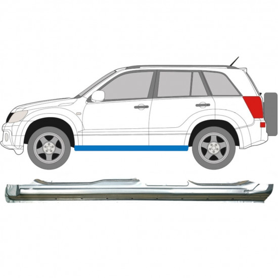 Prag za Suzuki Grand Vitara 2005-2012 / Lijevo 6105