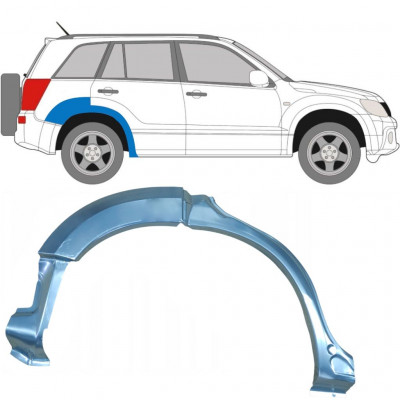 Reparaturni lim stražnjeg blatobrana za Suzuki Grand Vitara 2005-2012 / Desno 5990