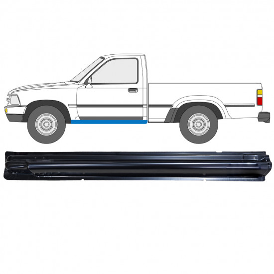 Lim praga za Toyota Hilux / VW Taro 1988-1997 / Lijevo 12551