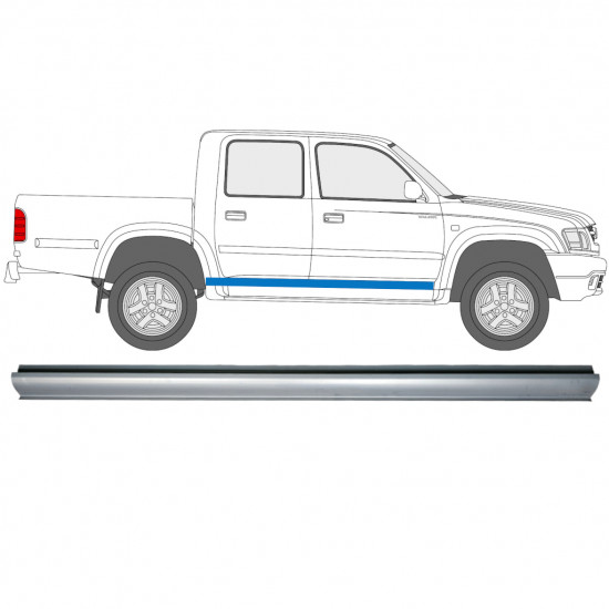 Lim praga za Toyota Hilux 2001-2005 / Lijeva = Desna (simetrična) 9028