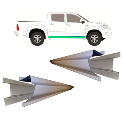 Unutarnji + vanjski lim praga za Toyota Hilux 2005-2015 / Set 11461