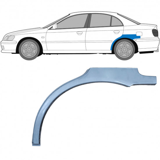 Reparaturni lim stražnjeg blatobrana za Honda Accord 1998-2002 / Lijevo 5264
