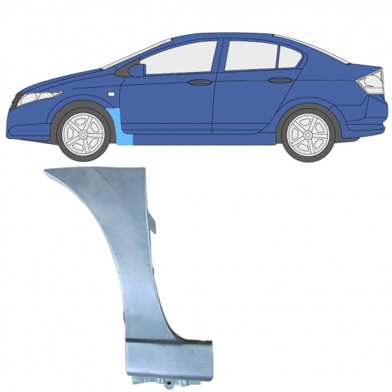 Reparaturni lim prednjeg blatobrana za Honda City 2008-2013 / Lijevo 7856