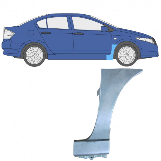 Reparaturni lim prednjeg blatobrana za Honda City 2008-2013 / Desno 7855