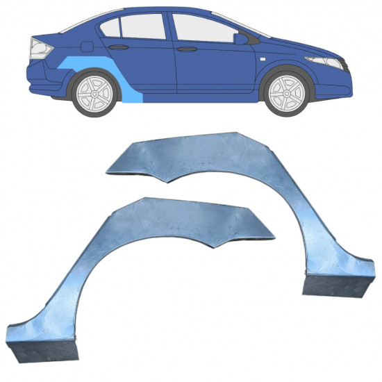 Reparaturni lim stražnjeg blatobrana za Honda City 2008-2013 / Lijevo+Desno / Set 9952