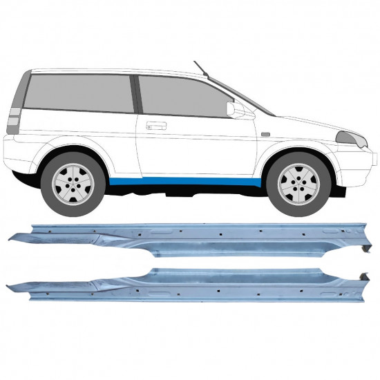 Lim praga za Honda HRV 1999-2006 / Lijevo+Desno / Set 10451